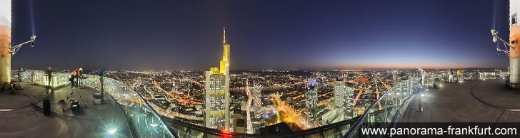 Bankenviertel bei Nacht