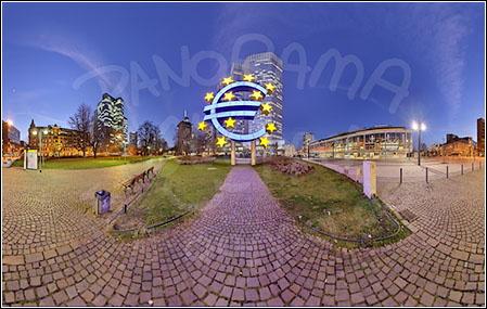 Panorama Frankfurt Eurotower